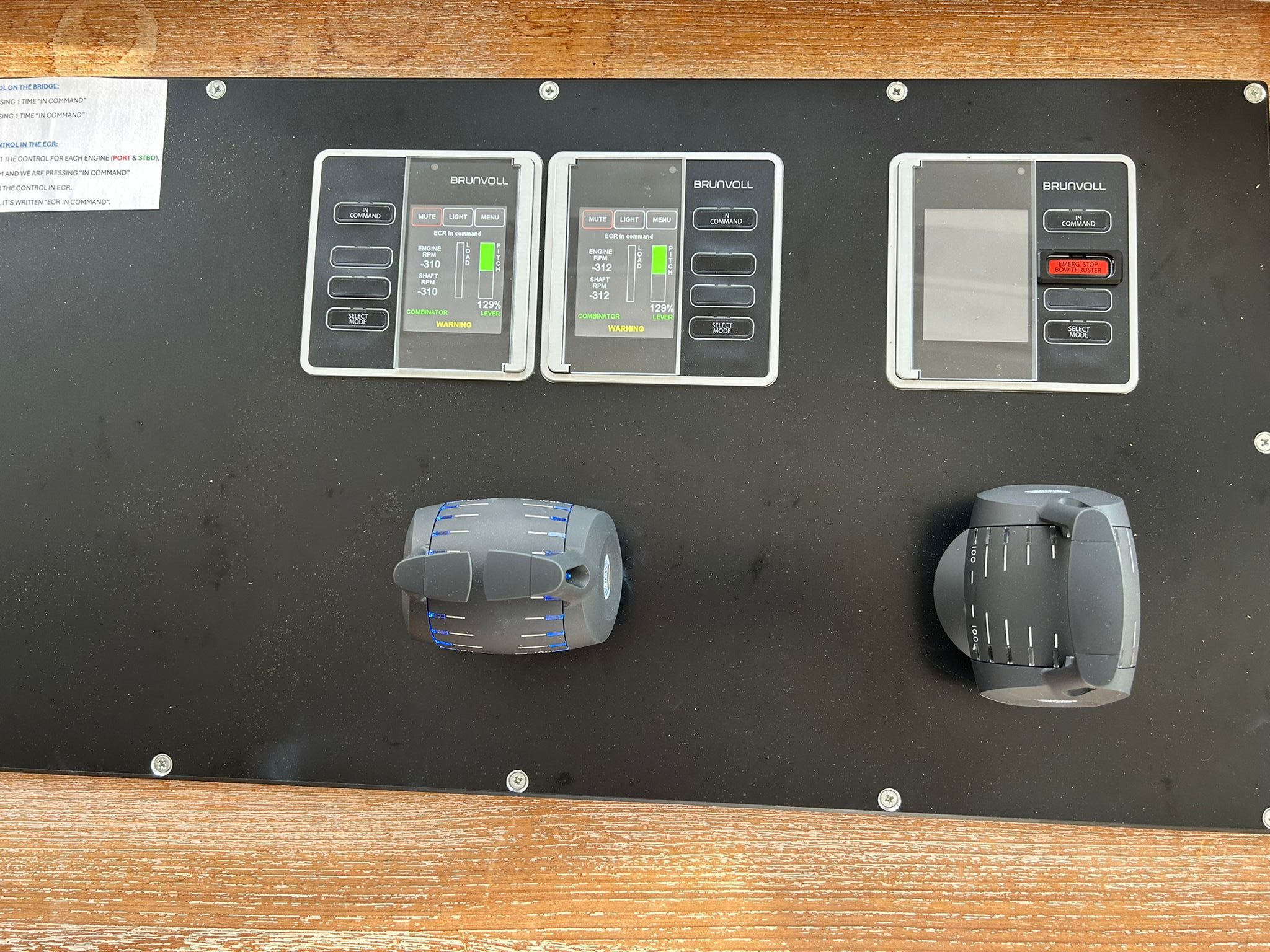 Bridge panel